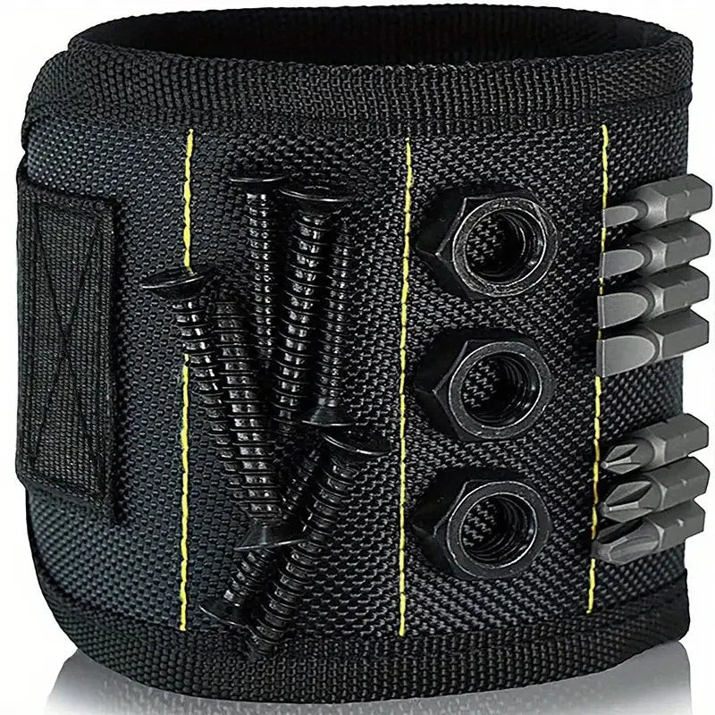 Magnetic Wristband for Holding Screws,Nails，Drilling Bits,Wrist Tool Holder Belts with Strong Magnets,Cool Gadgets for Men, wome