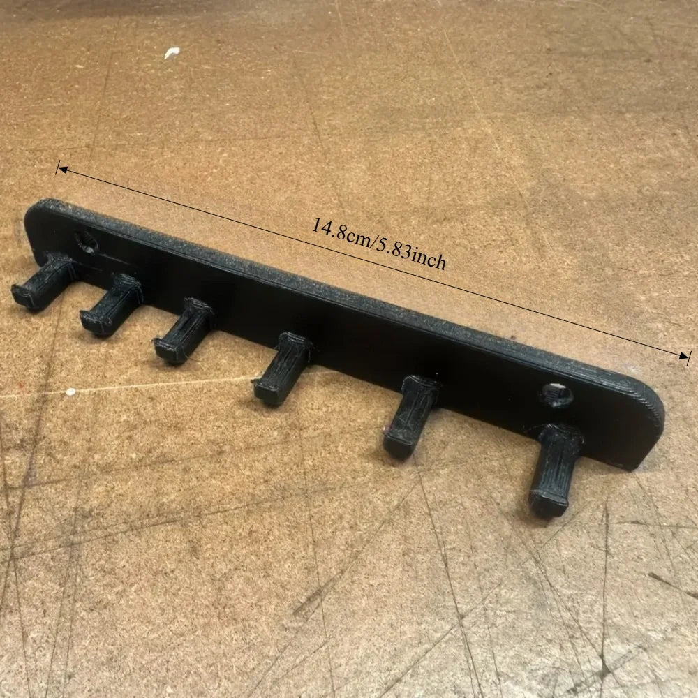 Wall-Mounted Universal Power & Hand Tool Holder Rack