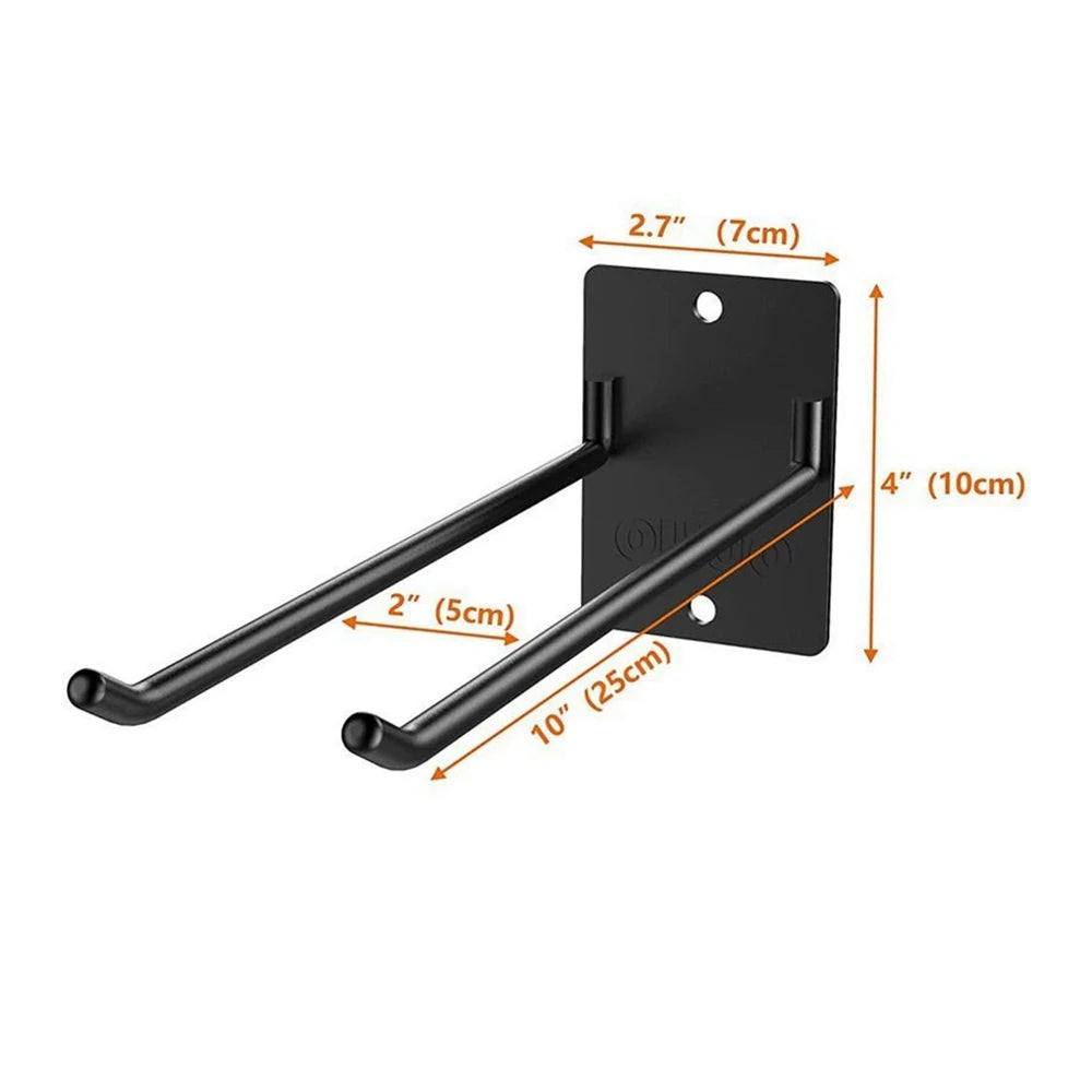 Heavy-Duty Iron Wall Hook Storage System