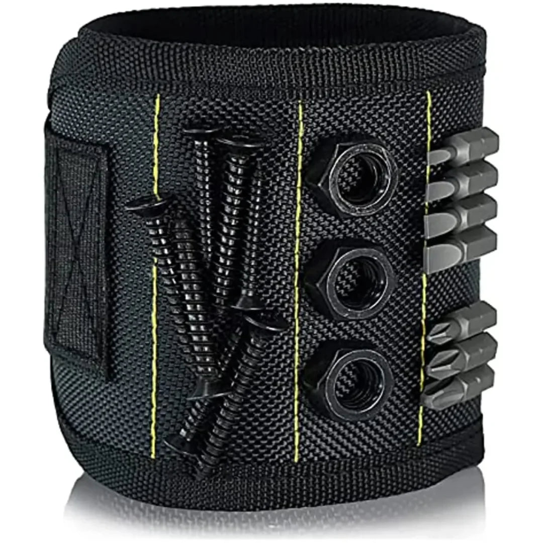 Magnetic Wristband for Holding Screws,Nails Drilling Bits,Wrist Tool Holder Belts with Strong Magnets,Cool Gadgets for Men, wome