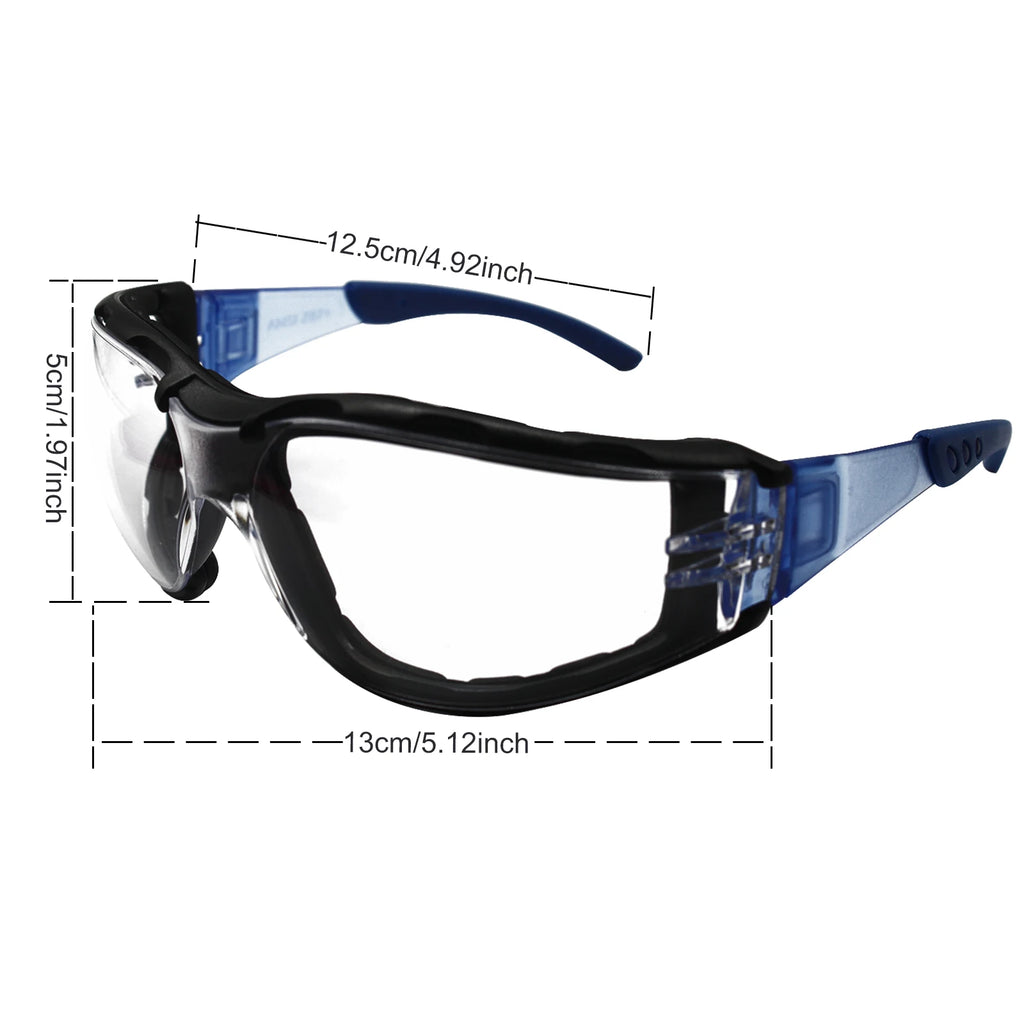 SAFETREE ANSI Z87.1 Approved Foam-Padded Safety Goggles – Anti-Fog & Anti-Scratch