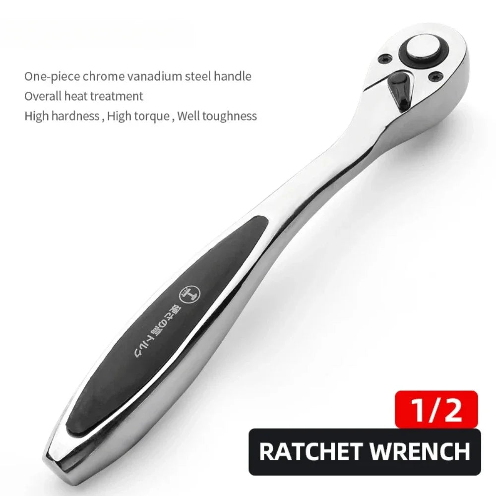 Ratchet Wrench 72 Teeth Extending Telescopic Ratchetes Socket Wrenches Tool Plate Professional Handle Tools Set Accessories