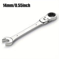 6-24mm Metric Ratchet Wrench Set, 72-Tooth Flexible Head with Storage Box - for Car Bicycle Motorcycle & Home DIY Repair