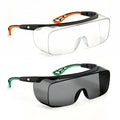Safety Glasses Over Glasses,ANSI Z87.1 Lenses with Anti-Fog & Scratch,Side Protection, Adjustable Protective  Model HM6