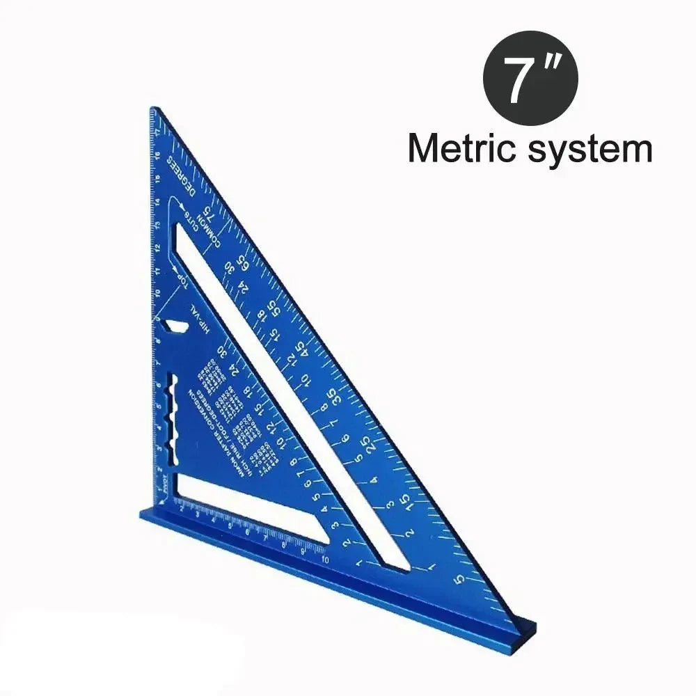 7-Inch Heavy-Duty Aluminum Speed Square & Triangle Ruler