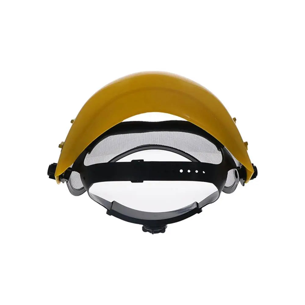 Grass Trimmer & Chainsaw Safety Helmet with Full-Face Wire Mesh Shield