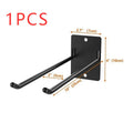 Heavy-Duty Wall Storage Hook Rail for Garage & Garden Tools