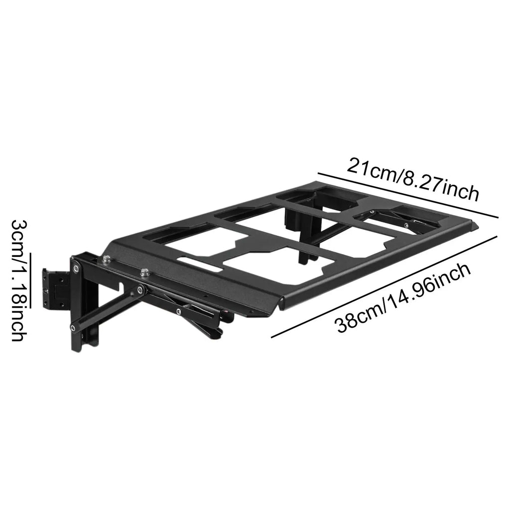 Foldable Aluminum Alloy Side Shelf Organizer for Toolboxes