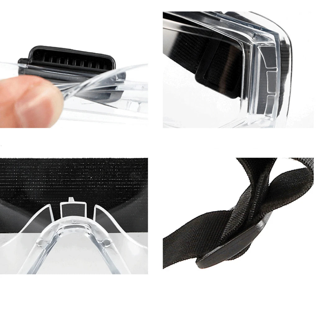 Multi-Sport & Tactical Safety Glasses – Anti-Impact, Dust-Proof Clear Eye Protection
