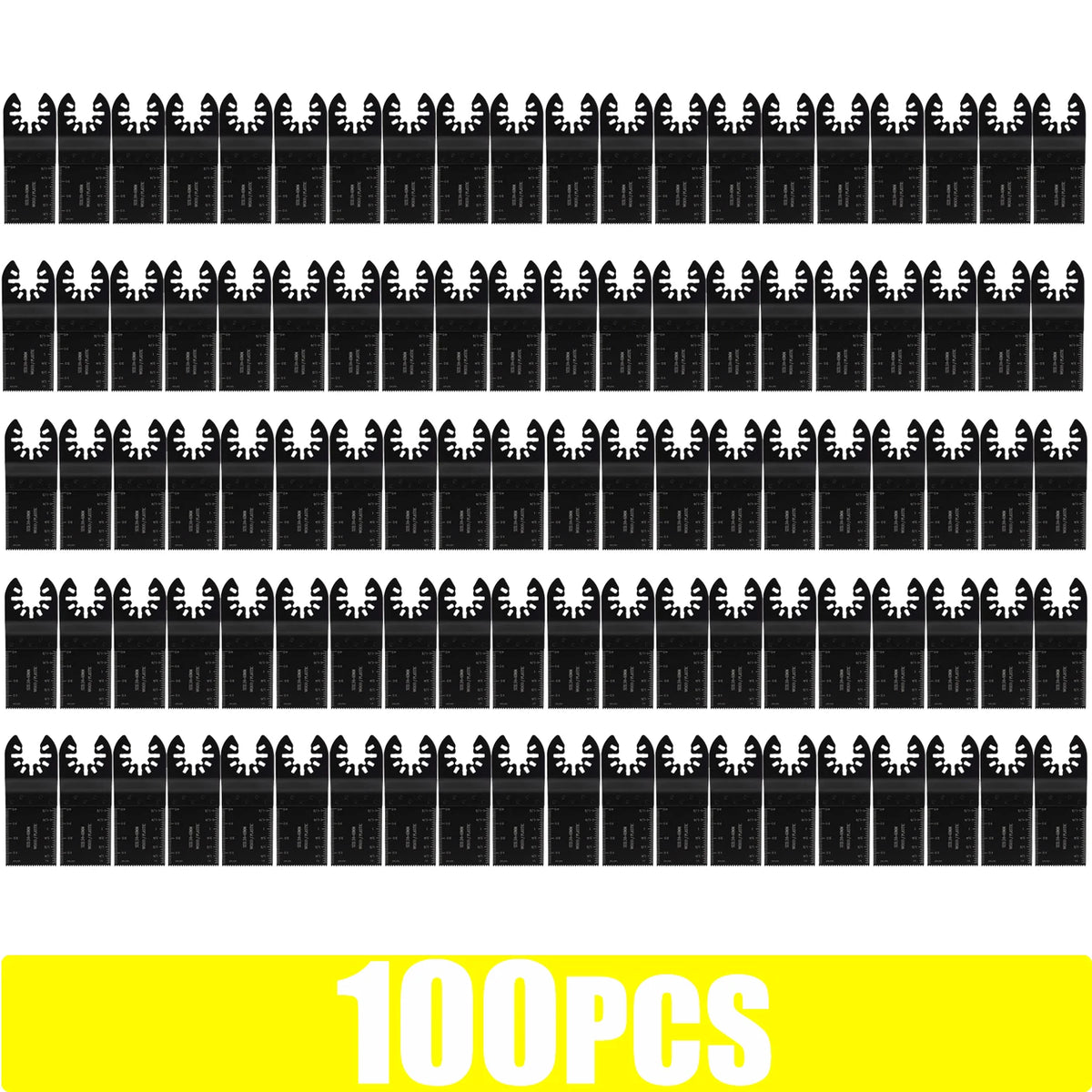 100-10PCS Oscillating Tool Blade Universal Oscillating Saw Blades  Multi-Function Renovator Cutter Blade For Wood Metal Plastic