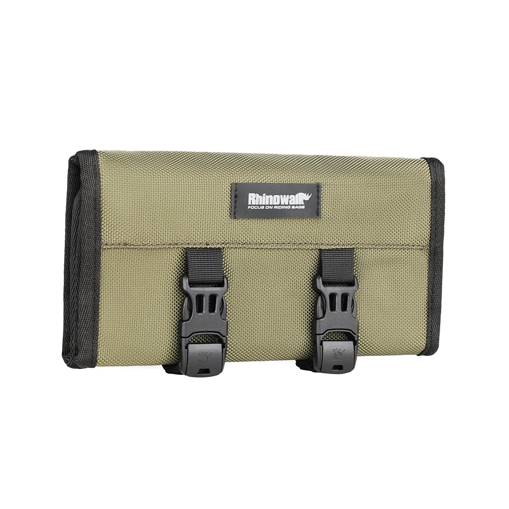 Rhinowalk Motorcycle Tool Roll Bag Portable Motor Saddlebags Side Tool Storage Bag Pouch Outdoor  Travel Repair Working Tool