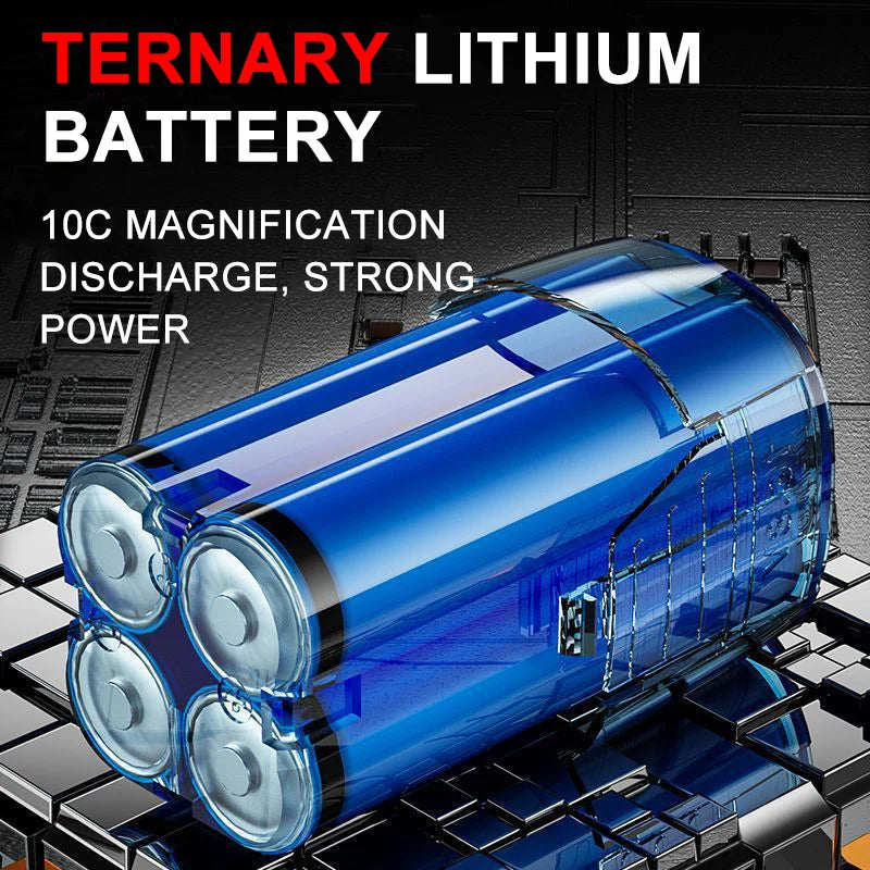 200N.m 16.8V Brushless Electric Drill Screwdriver Impact Driver Cordless Drill Household Multifunction Hit Power Tools