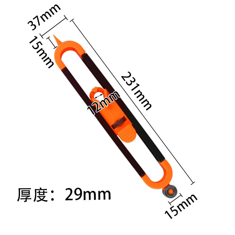 Multi-Purpose Mechanical & Tile Work Framing Square Gauge