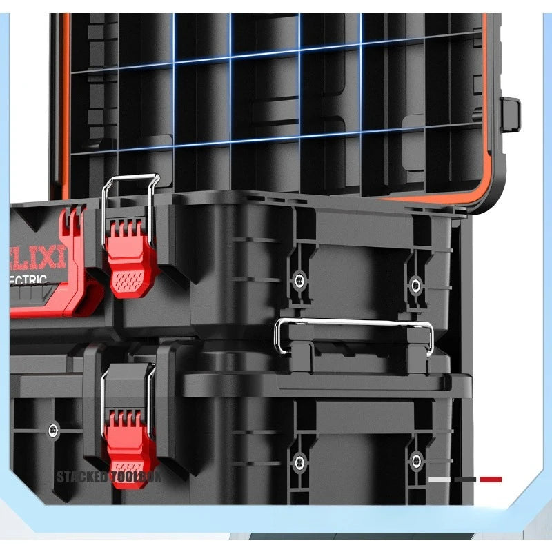 Multi-Tier Stackable Modular Storage Toolbox System