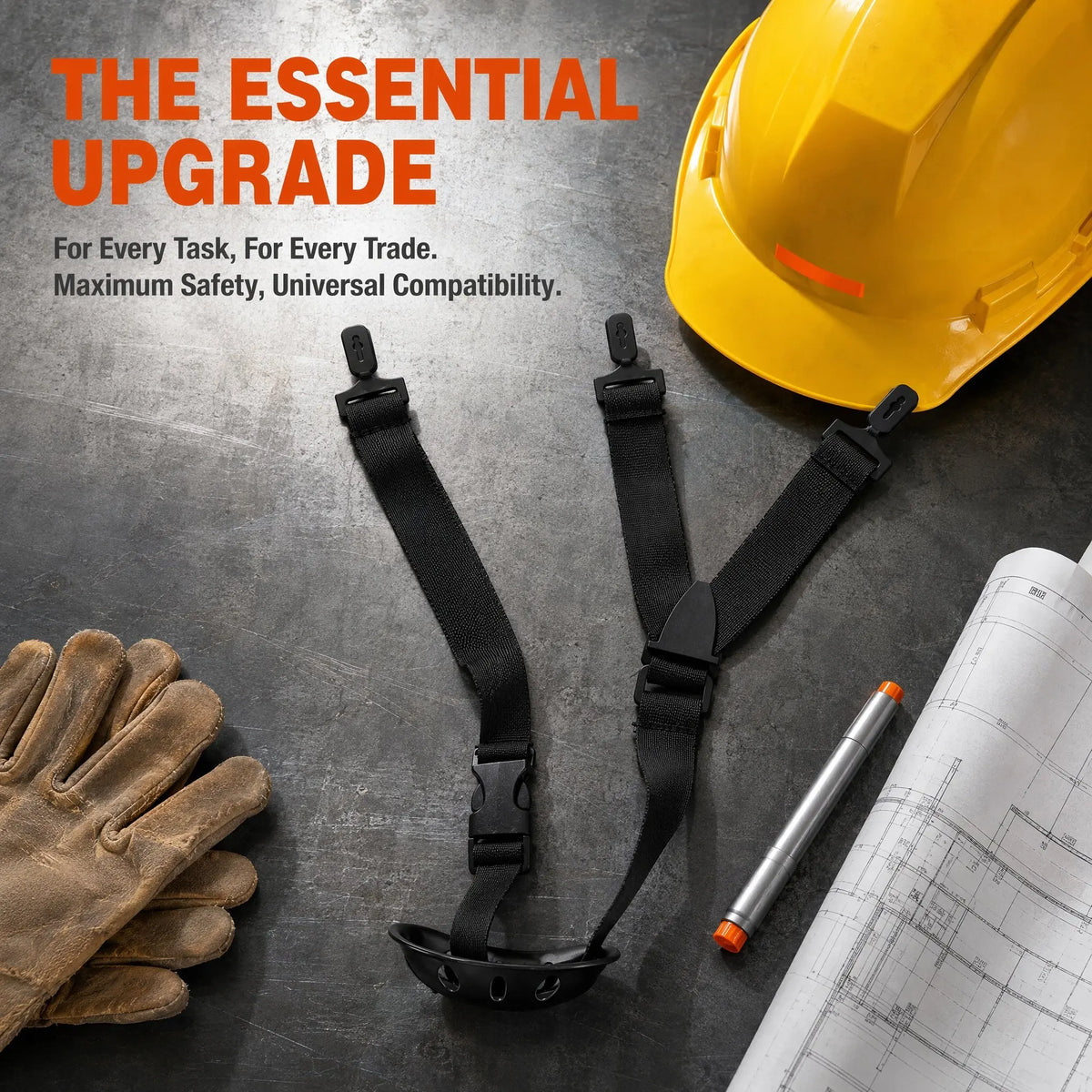Hard Hat Chin Straps Adjustable Safety Helmet Chin Cup Worker Chin Strap Helmet Chin Strap For Construction Workers Forestry