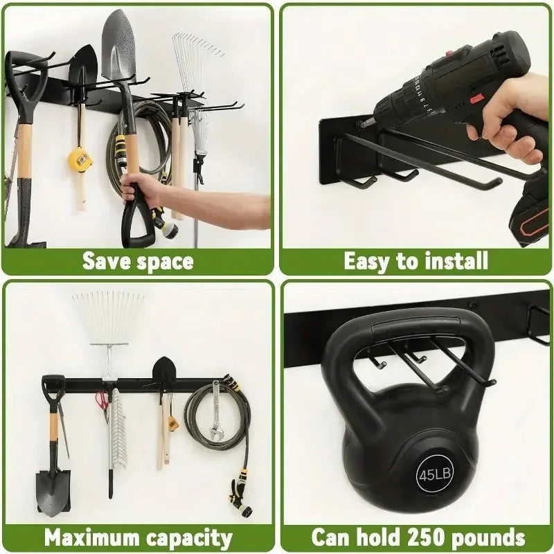 Waterproof Metal Wall Rack Tool Storage System