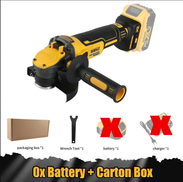 DEWALT 20V MAX Brushless 5" Angle Grinder – DCG409B Flat Head (Tool Only)