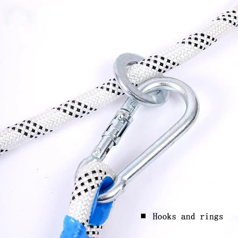 Professional Roofing Fall Protection Harness – Thickened Wear-Resistant Sling Rope & Body Harness