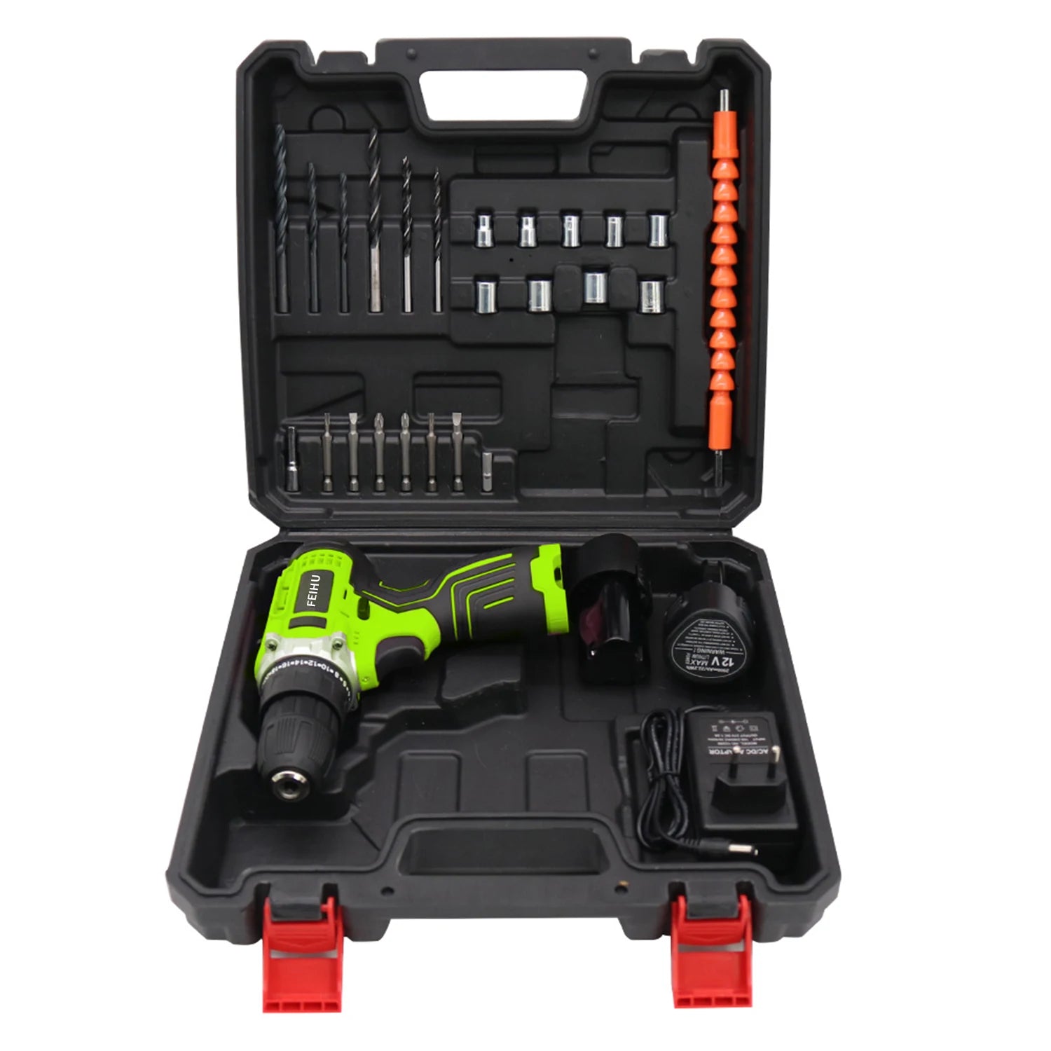 12V Cordless Drill & Screwdriver Combo Kit – 1350 RPM