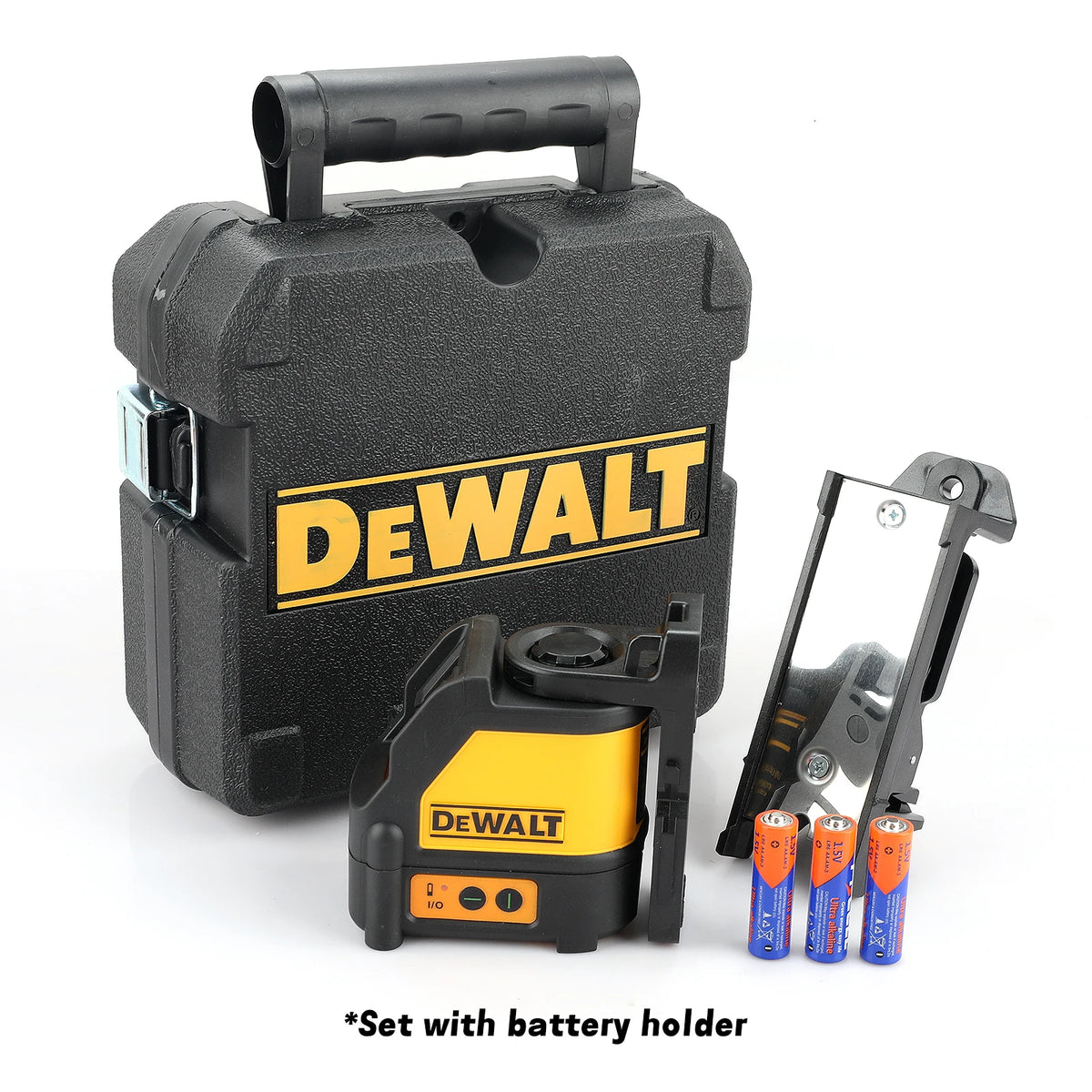 DEWALT DW088CG Green Laser is high-precision line laser with reliable self-leveling performance for accurate alignment work