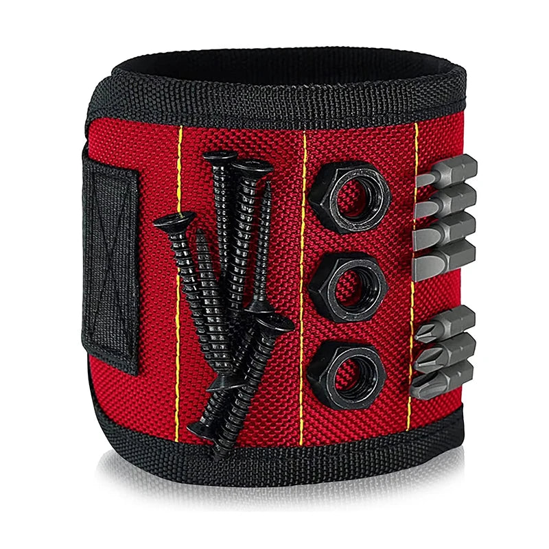 1-3Pcs Magnetic Wristband for Holding Screws Portable Tool Bag Electrician Adjustable Wrist Belt Screws Small Metal Nails Bolts