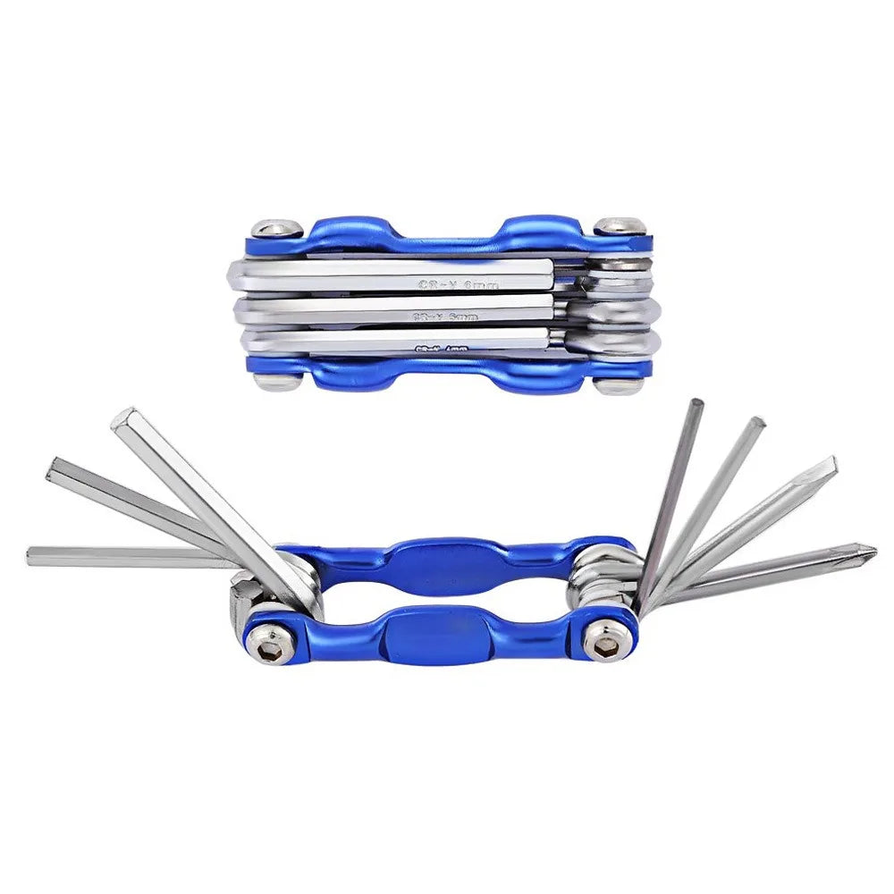 1pc Lightweight Portable 7-in-1 Bicycle Repair Tools Kit Multi Function Hex Wrench Screwdriver Set for MTB Road Bike Cycling
