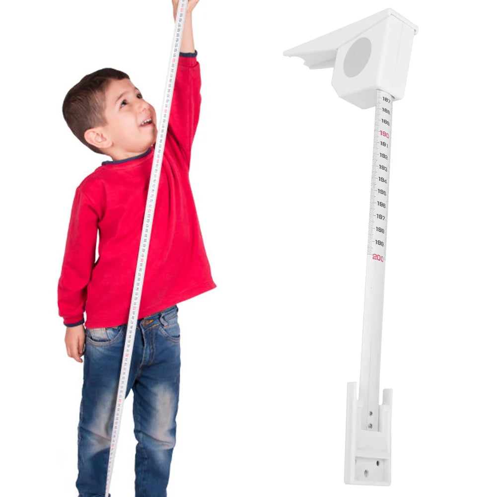 2-Meter Retractable Wall-Mounted Stature & Height Meter Tape