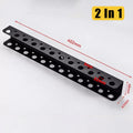 Heavy-Duty Wall Mounted Metal Tool & Screwdriver Storage Rack