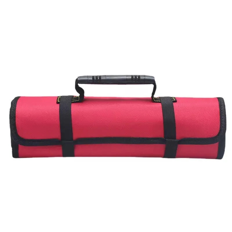 Hardware Roll-Up Tool Storage Bag with Handle, Convenient Portable Professional Tool Storage Bag