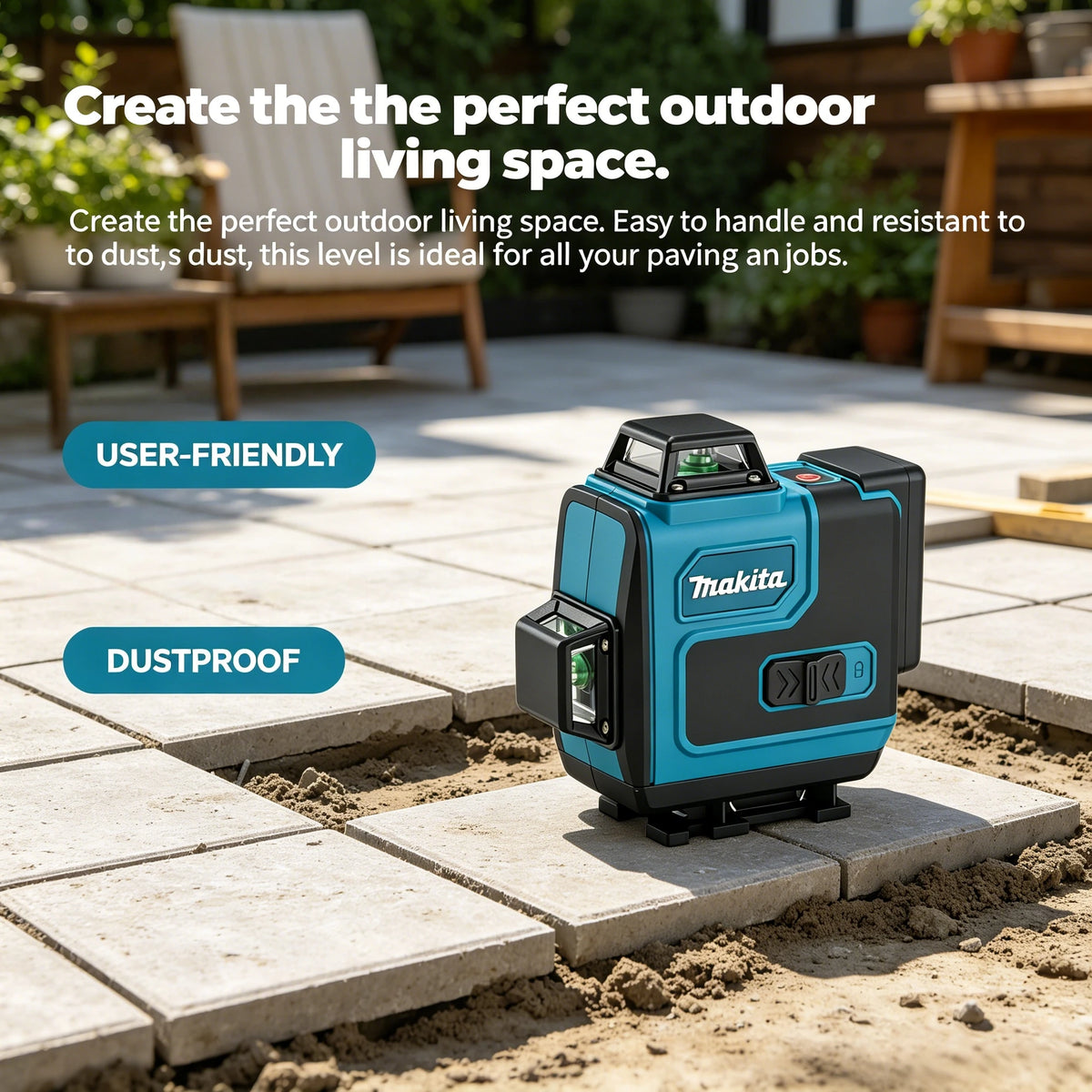 Makita 360° Green Laser Level: Ultimate Self-Leveling Cross Line for Perfect Alignment