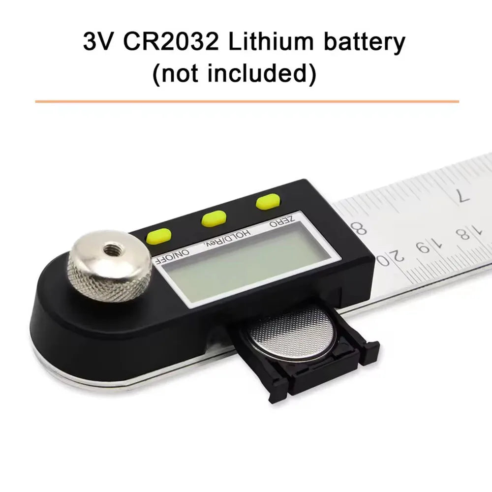 360-Degree Digital Angle Finder & Electronic Goniometer Meter
