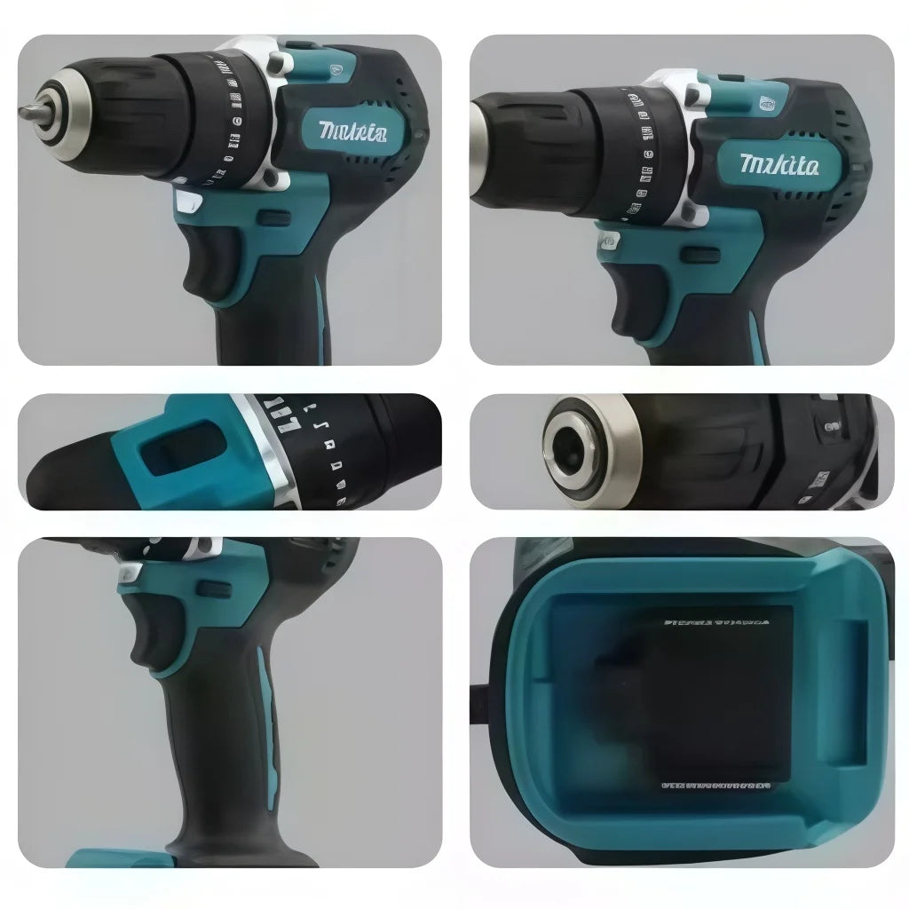 Original Makita DDF487 18V 13mm Cordless Driver Drill Kit Equipped with 6Ah Replacement Battery and Standard Charger