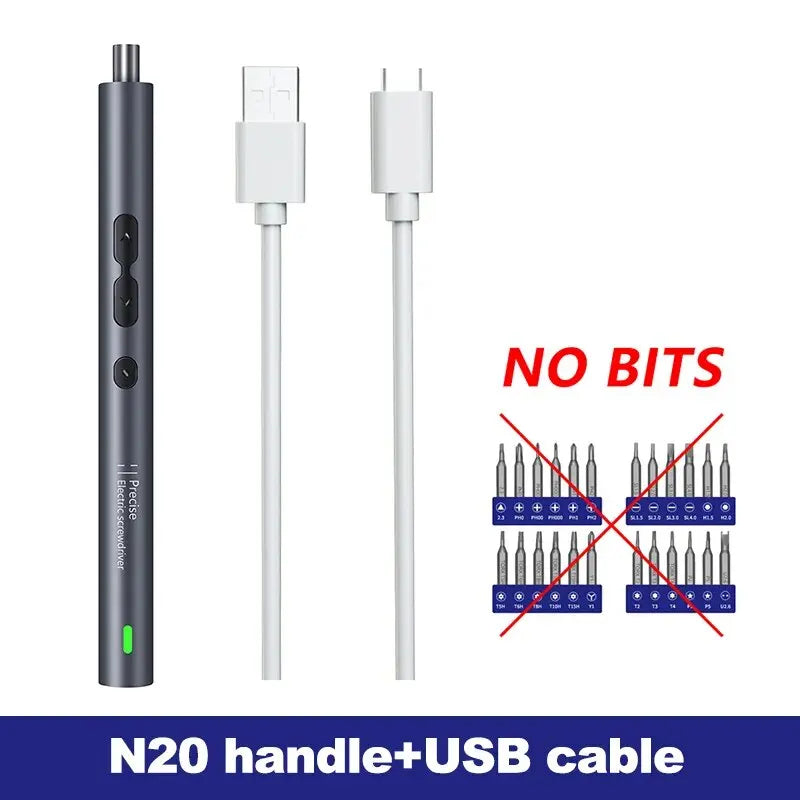 Electric Screwdriver Precision Sets 62 in 1 Power Tool Kit Rechargeable Wireless Mini Small Magnetic Bits for Xiaomi Cell Mobile