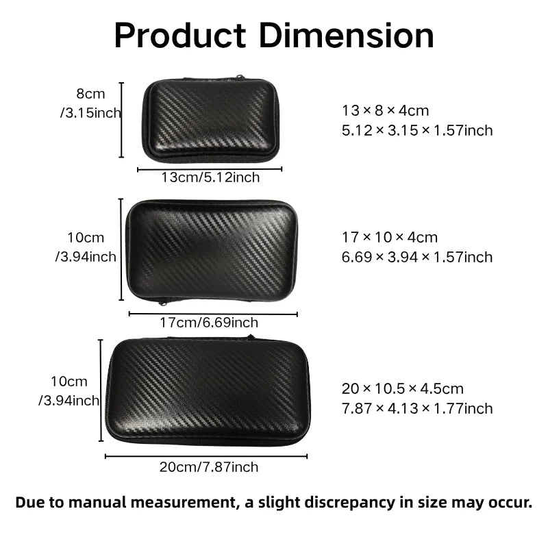 Carbon Fiber Zippered Car Repair & Automotive Tool Bag