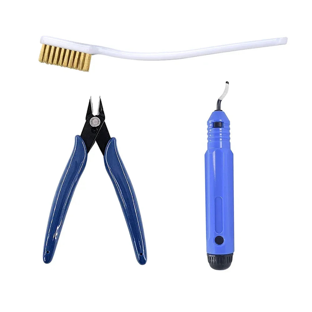 3D Printer Tool Kit – Trimming Knife, Scraper, Tweezers & Deburring Tools for DIY Printing
