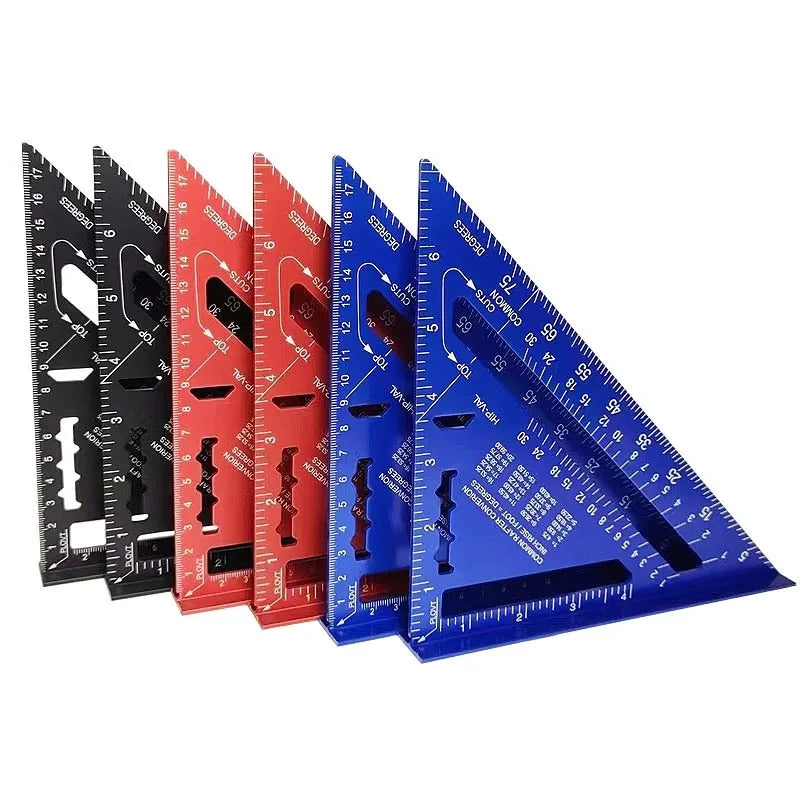 7-Inch Heavy-Duty Aluminum Speed Square & Triangle Ruler