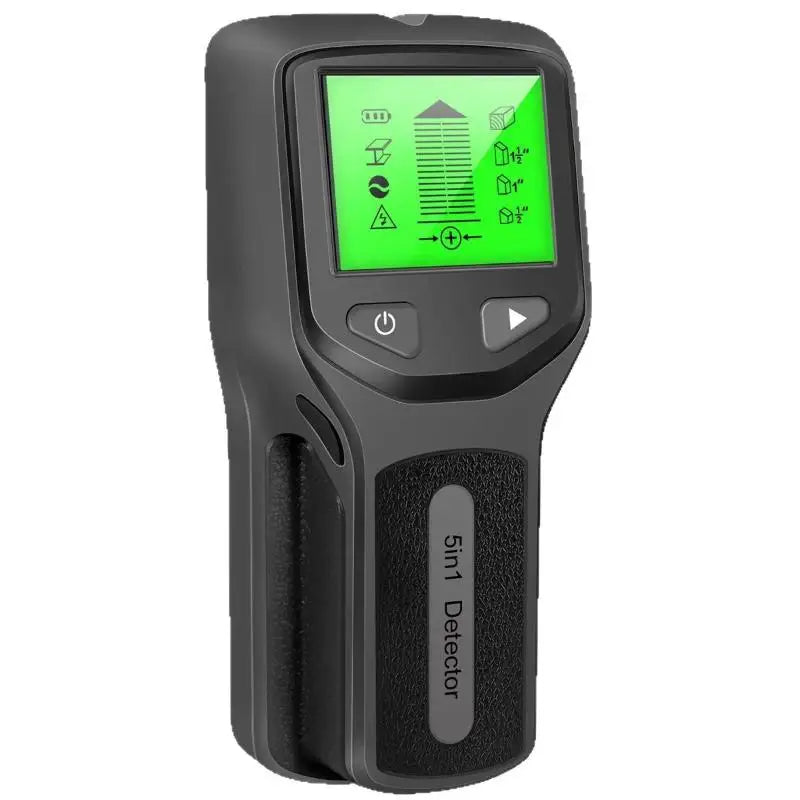 Stud Detector Handheld 5 In 1 Digital Wall Scanner Metal Finder For Live AC Wires Cables PVC Water Pipe