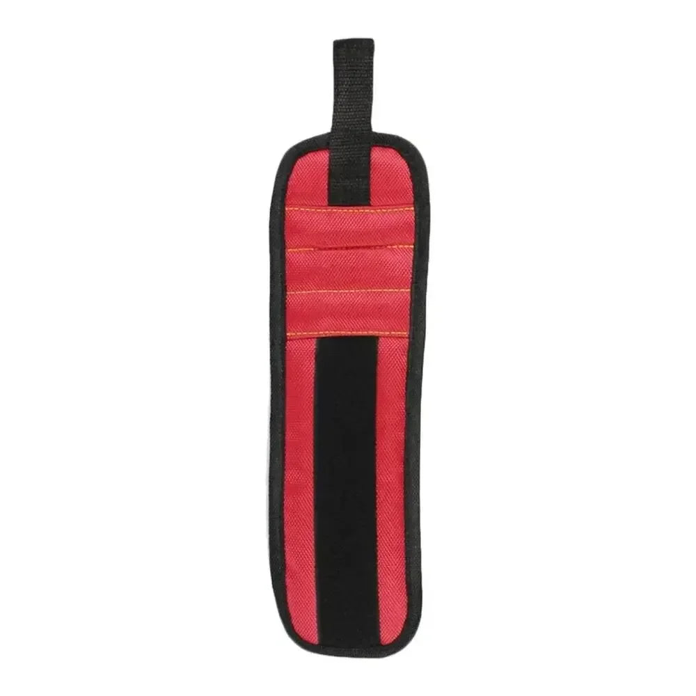 Strong Magnetic Wristband Portable Tool Bag Electrician Adjustable Wrist Belt for Holding Screws Nails Drilling Bits Bolts