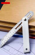 Stainless Steel Precision Carpentry & Drawing Aid Ruler