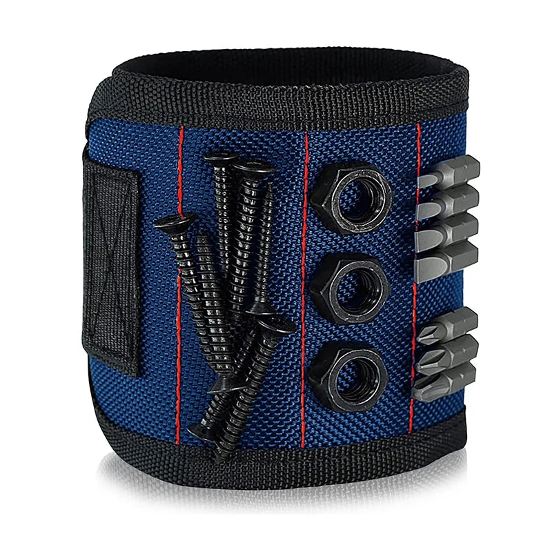 1-3Pcs Magnetic Wristband for Holding Screws Portable Tool Bag Electrician Adjustable Wrist Belt Screws Small Metal Nails Bolts