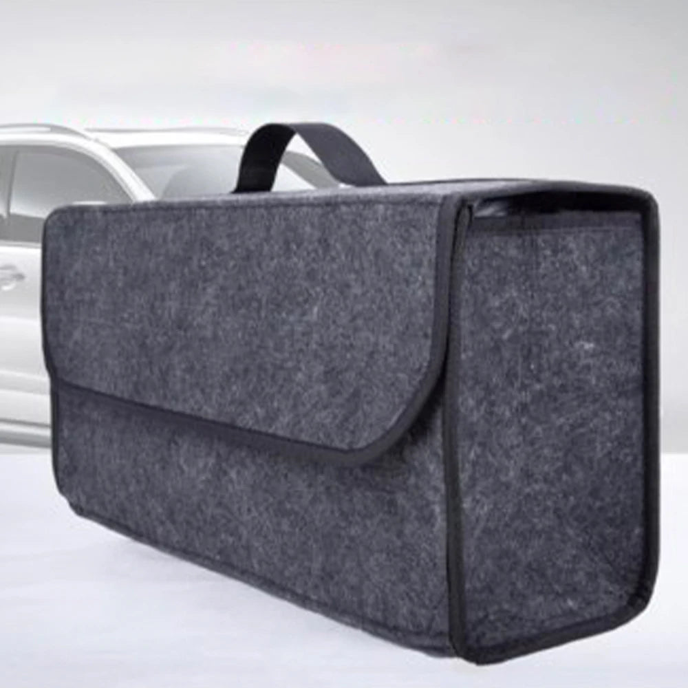 Heavy-Duty Anti-Slip Felt Car Trunk Tool Bag & Organizer