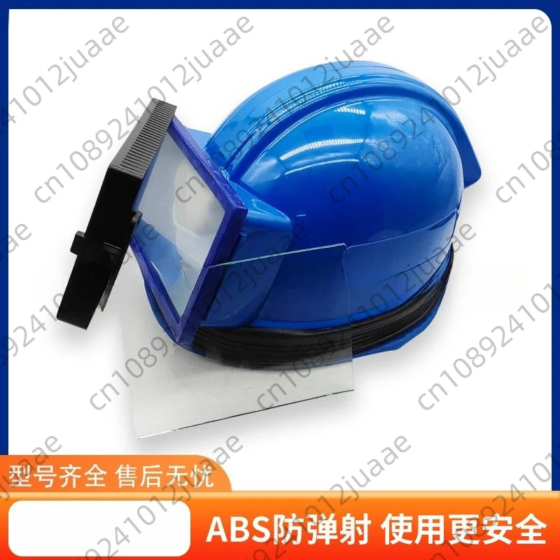 Heavy-Duty Sandblasting Hood Helmet System with Air Tube & Protective Shawl