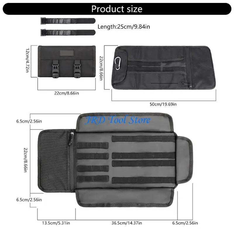 A2UD Roll Up Tool Bag Tool Roll Up Bag Heavy Duty Tool Bag Tool Roll