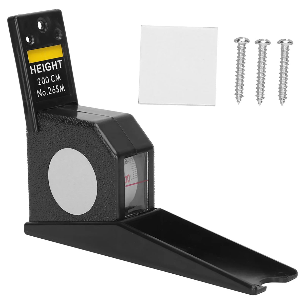2-Meter Retractable Wall-Mounted Stature & Height Meter Tape