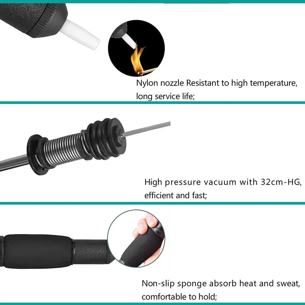 Electric Soldering Iron Set Tool Companion Manual Tin Suction Device Solder Sucker Desoldering Tool Kit