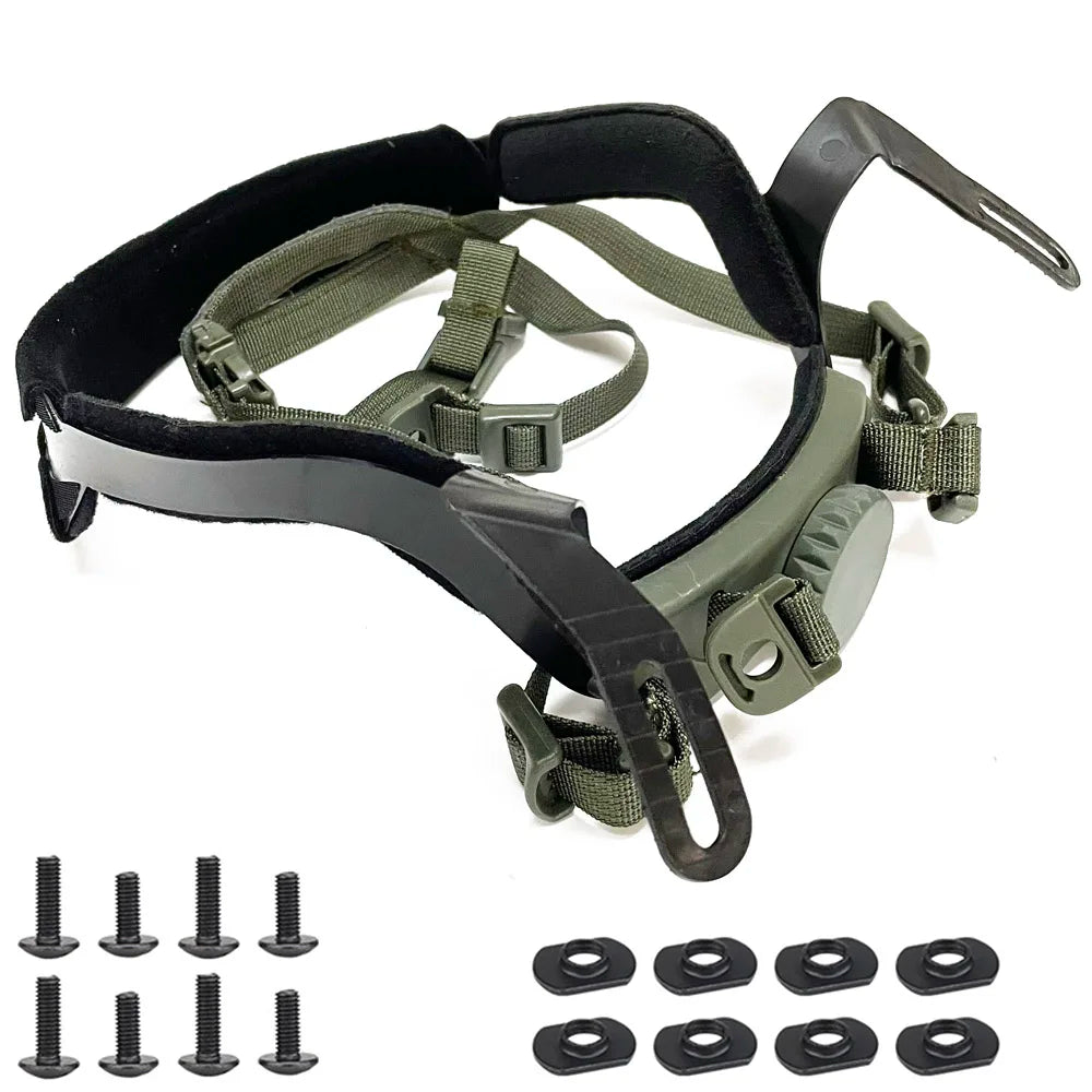 Helmet Inner Suspension System Shooting Hunting CS Helmets Adjustable Head Lock Strap Accessories for FAST SF HIGH CUT HELMET