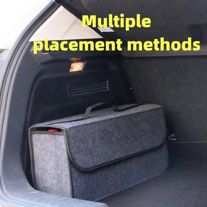 Heavy-Duty Anti-Slip Felt Car Trunk Tool Bag & Organizer