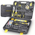 108 Pcs Home Tool Kit DIY Household Repair Maintenance AC Mount Tool Set Wrench Pliers Screwdrivers Hammer Etc