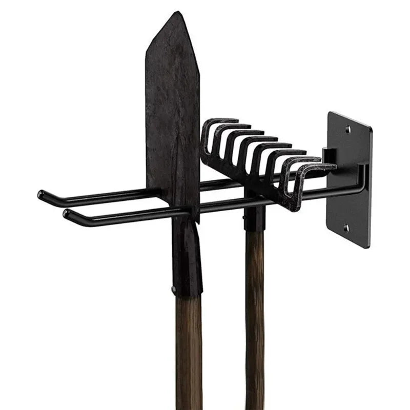 Commercial Heavy-Duty Double Hook Garage Storage Rail