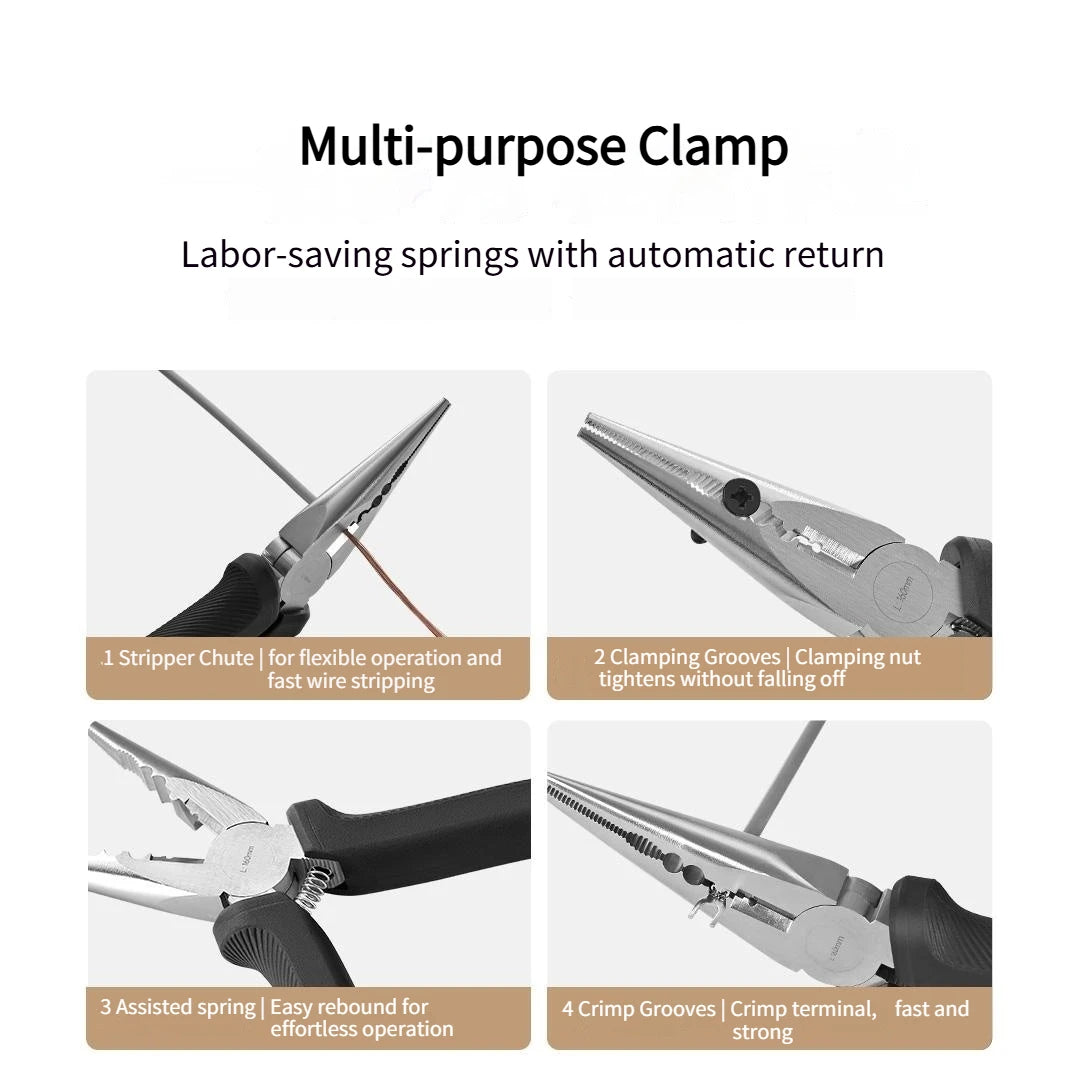 Mijia Power Tool Combo Kits Electric Screwdriver Self-lock Tape Measure Pliers Wrench Home Household DIY Hand Tool Kits